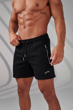 YoungLA 149 Phantom Kurze Hose Herren Schwarz | 752-EGXNCM