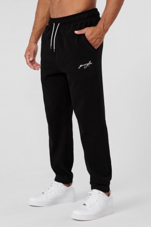 YoungLA 219 Chill Cloud Jogginghose Herren Schwarz | 219-KIZMBH