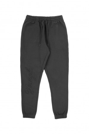 YoungLA 245 Autograph Jogginghose Herren Schwarz | 942-SPZWEJ