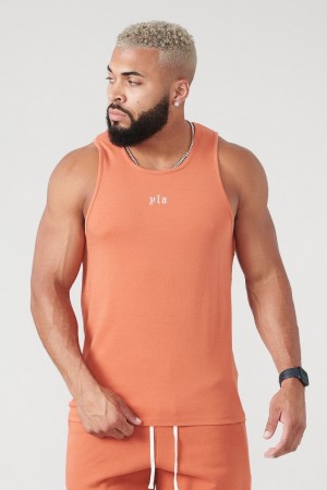 YoungLA 310 San Diego Muskelshirt Herren Orange | 271-KOMWEA