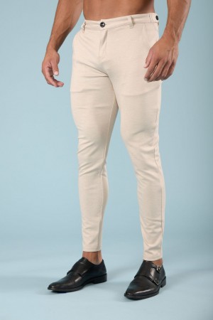 YoungLA 614 Dapper Kleider Hose Herren Khaki | 182-FLDQHU