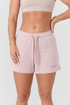 YoungLA W107 Triple String Kurze Hose Damen Rosa | 475-VKMEQU