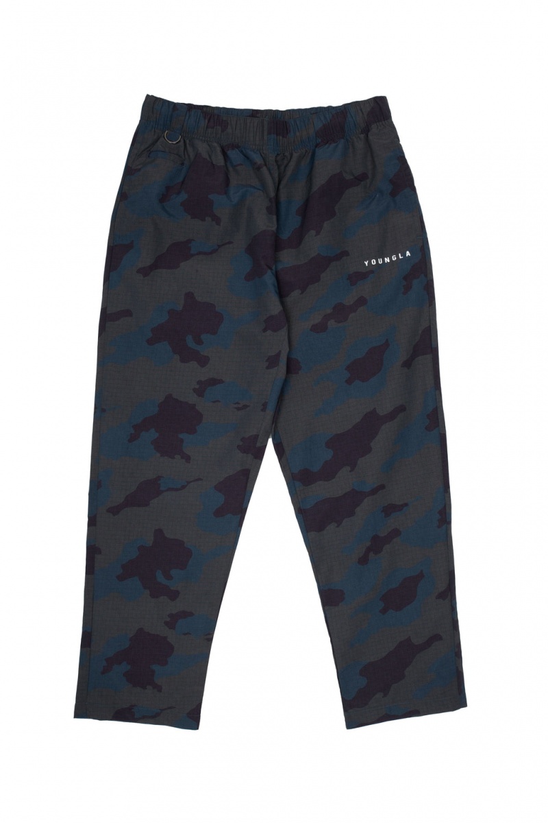 YoungLA 201 Off the Grid Hose Herren Navy | 074-VCIFEN