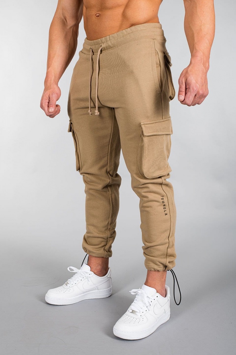 YoungLA 206 Rambo Combat Jogginghose Herren Khaki | 897-YKMBGU