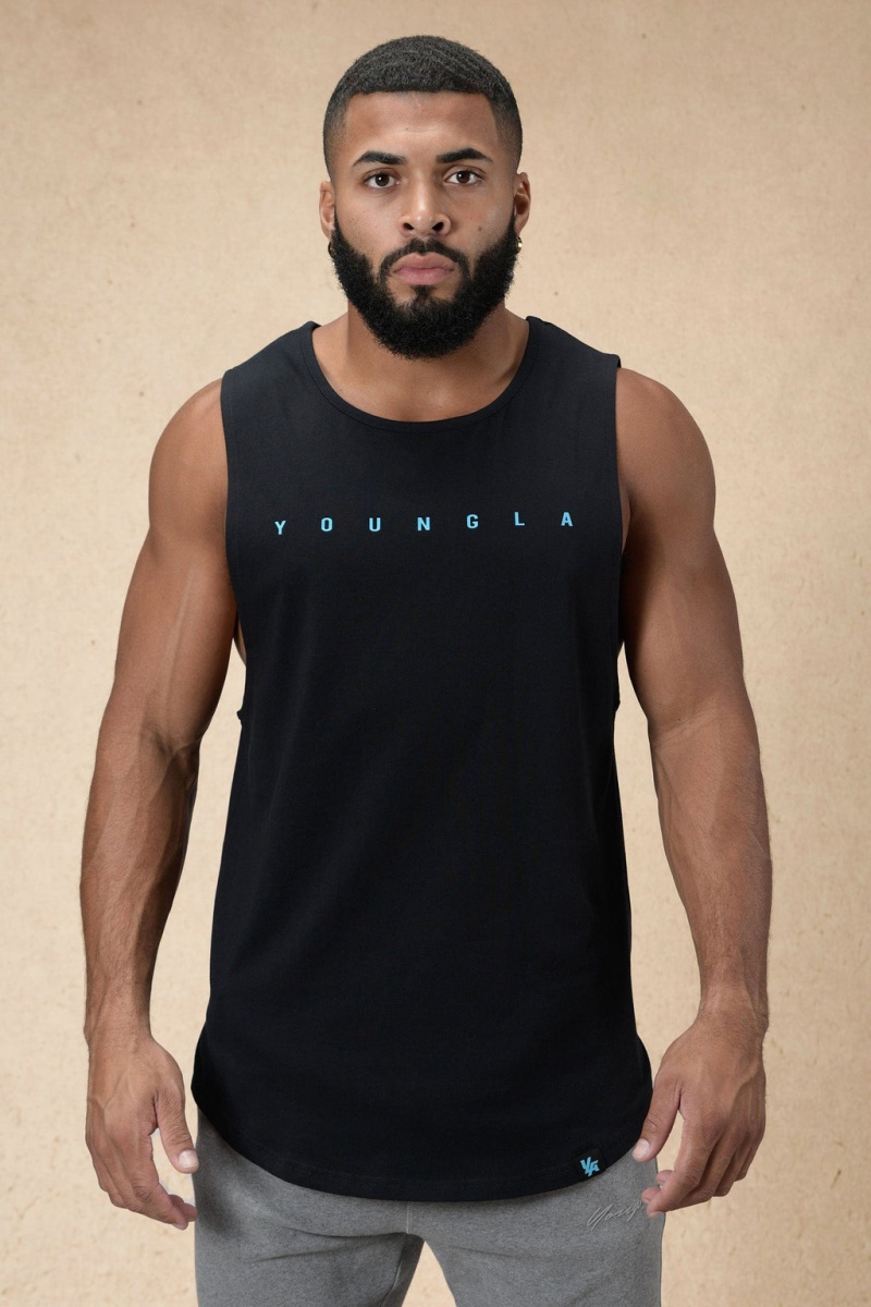 YoungLA 332 Infinity Muscle Muskelshirt Herren Schwarz | 836-KRLBAZ