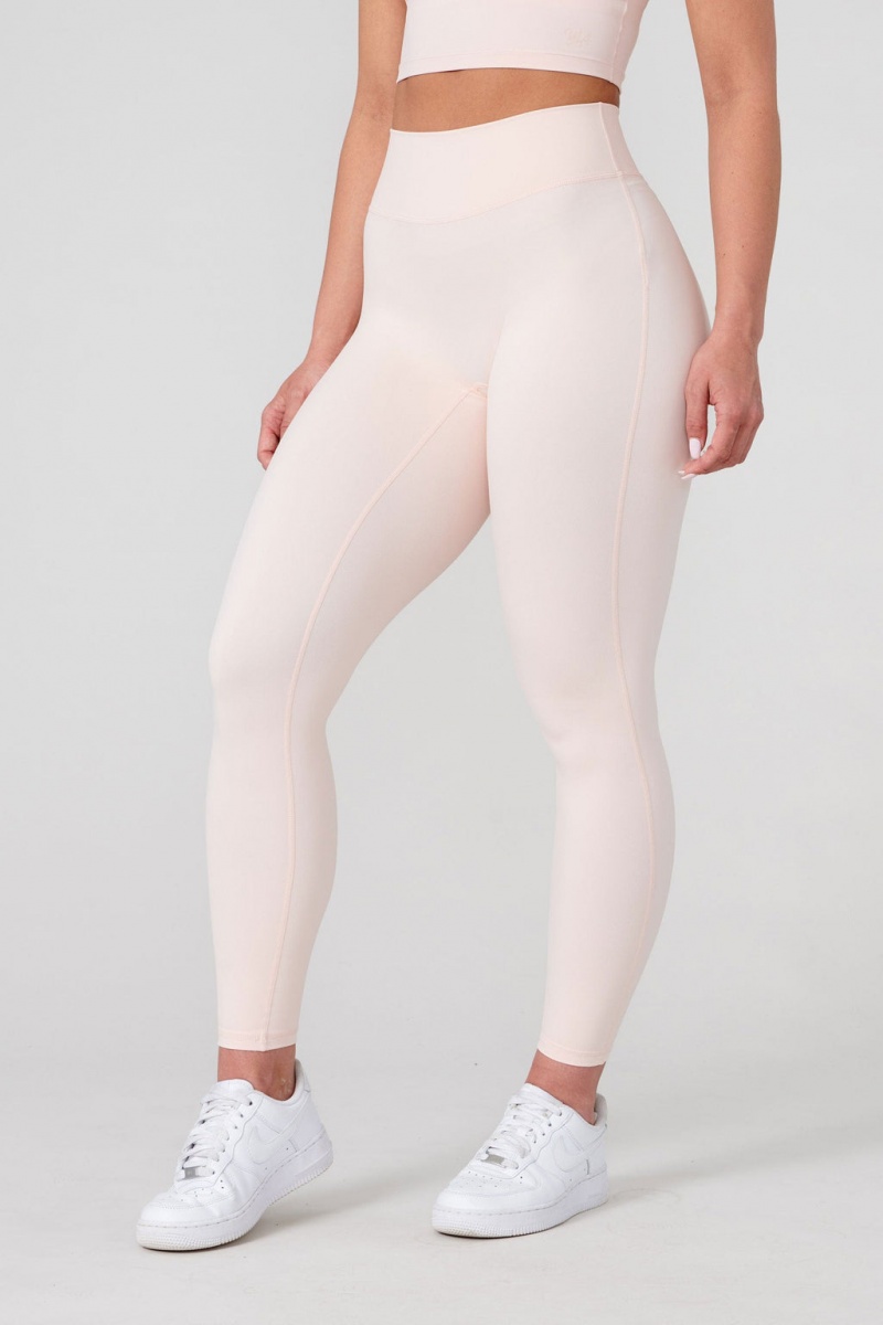 YoungLA W209 Level Up Leggings Damen Rosa | 486-JBWASK