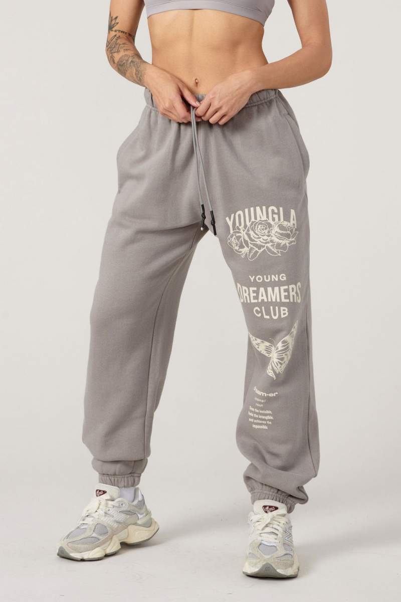 YoungLA W211 Dreamer Jogginghose Damen Grau | 158-GTJLUZ